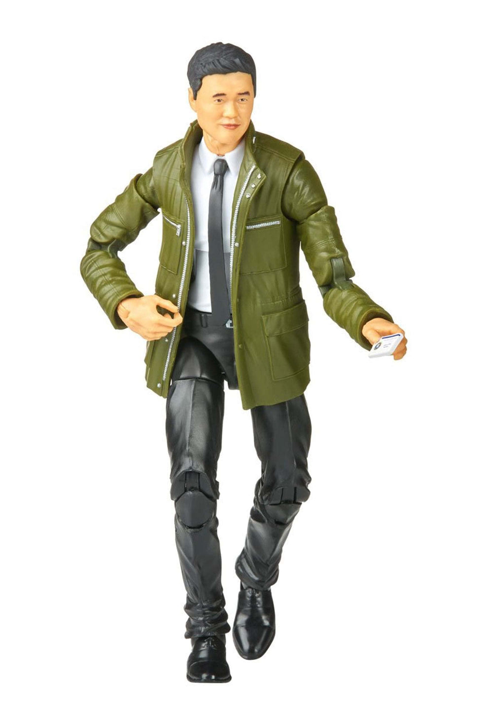 6-inch Agent Jimmy Woo with sleight-hand accessory for dynamic scenes.