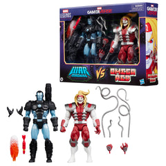 Marvel War Machine figure front view highlighting chrome armor for display-ready pose