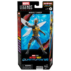 Marvel Legends Wasp 6-inch figure with articulated joints for dynamic posing.