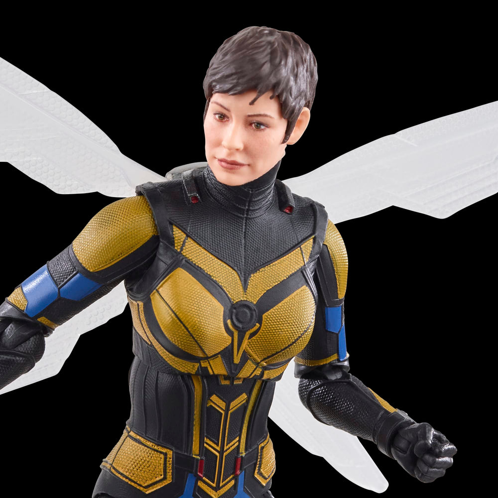 Marvel Legends Wasp with alternate wings for versatile display options.