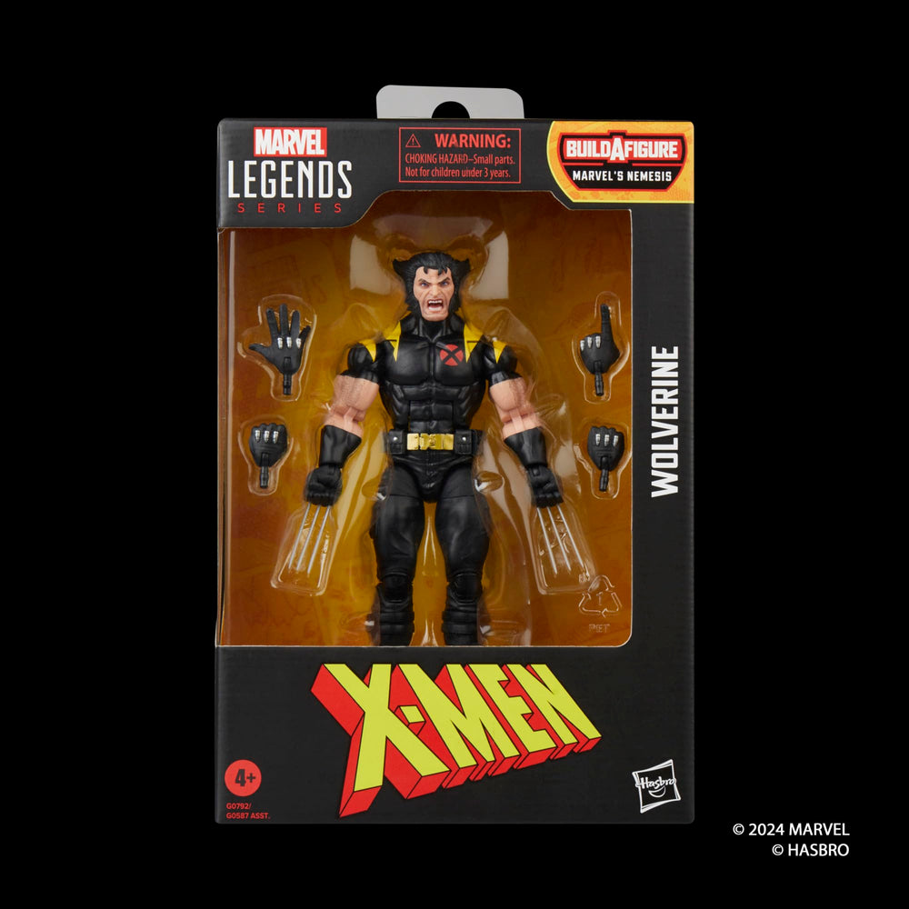 Marvel Wolverine X-Treme articulation pose highlights over 20 points for dynamic shelf poses.