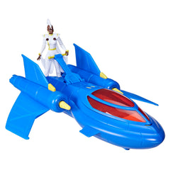 Marvel X-Men 97 Team X-Jet cockpit opens for easy figure placement.