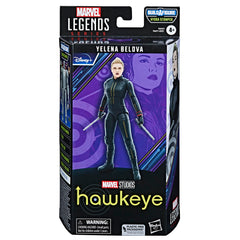 Marvel Yelena Belova Hawkeye-inspired deco enhances collector display.