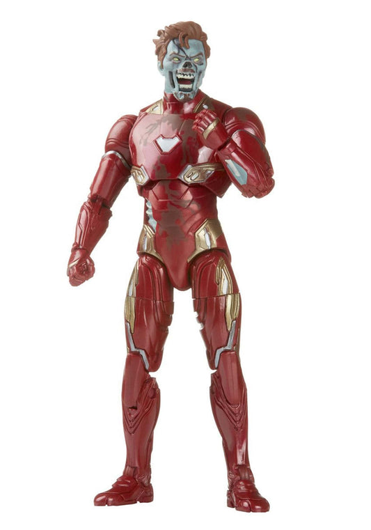 Marvel Legends Zombie Iron Man 6-inch figure with Disney Plus deco for dynamic posing