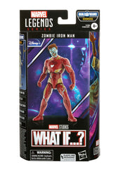 Marvel Legends Zombie Iron Man figure showing alternate hands and blast FX for action