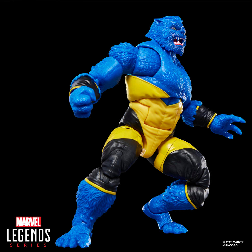 Beast posed in a dynamic stance for striking display.