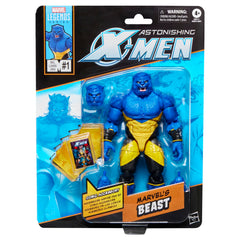 Marvel's Beast front view figure with Astonishing X-Men styling for display.