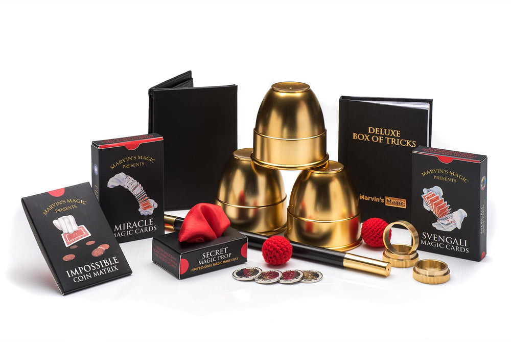 Marvin's Magic Dynamic Coins Set enables captivating coin effects during live performances.