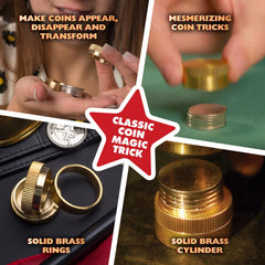 Marvin's Magic Dynamic Coins instruction booklet guides learners with clear steps and visuals.