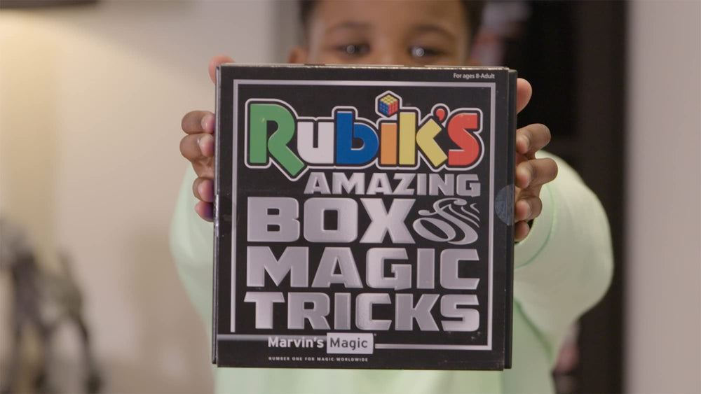 Gift ready packaging of Marvin's Magic Rubik's Amazing Box for puzzle lovers