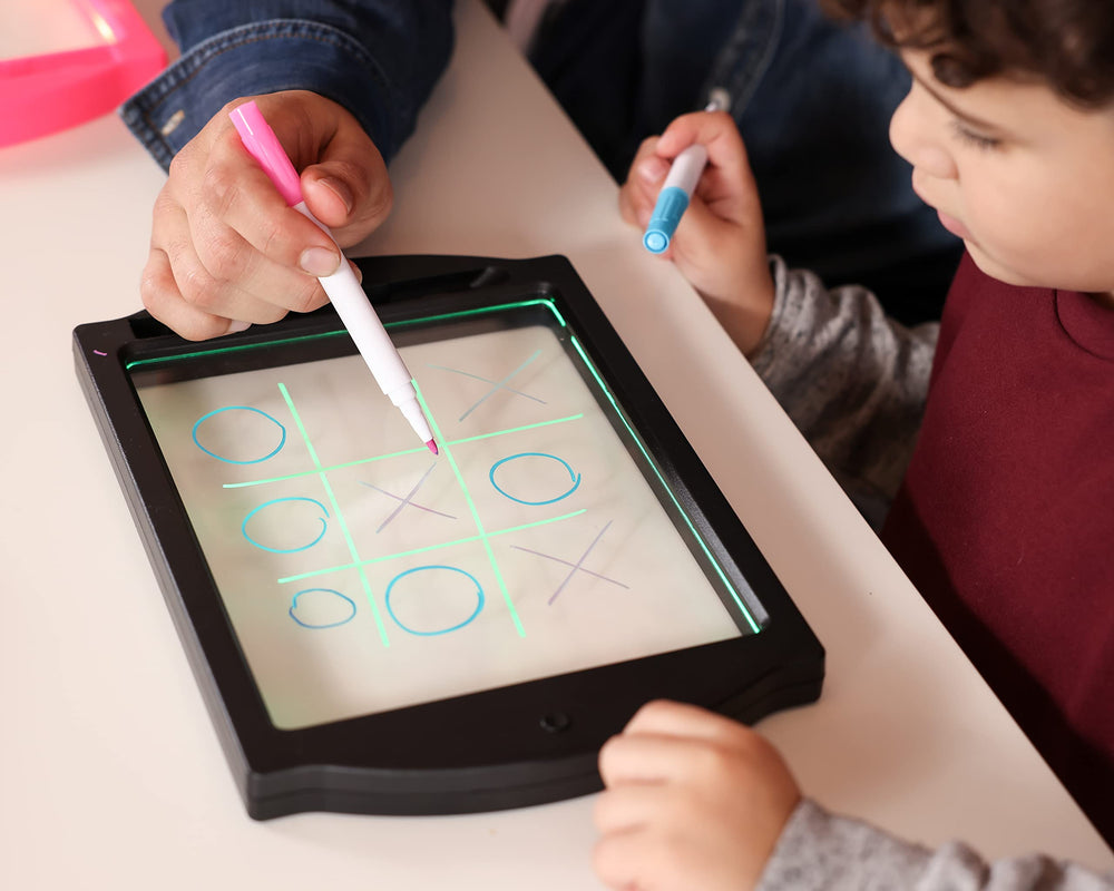 Marvin's Magic Glow Art see-through screen enables precise tracing and glow.