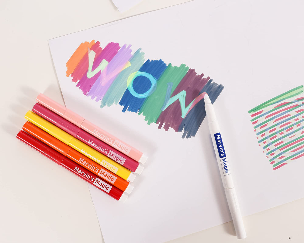 Marvin's Magic 3D lettering pens produce dimensional text for standout designs.
