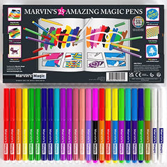 Marvin's Magic 3D lettering pens create eye-catching depth in drawings.