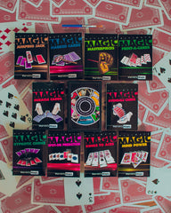 Marvin's Magic Ultimate 250 Card Tricks Set guide featuring illustrated steps for quick learning.