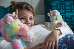 Fro-Yo Unicorn mane and tail close-up showcasing plush texture and color