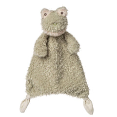 Mary Meyer Lovey Again Friends Frog with a textured green body for cozy baby snuggles.