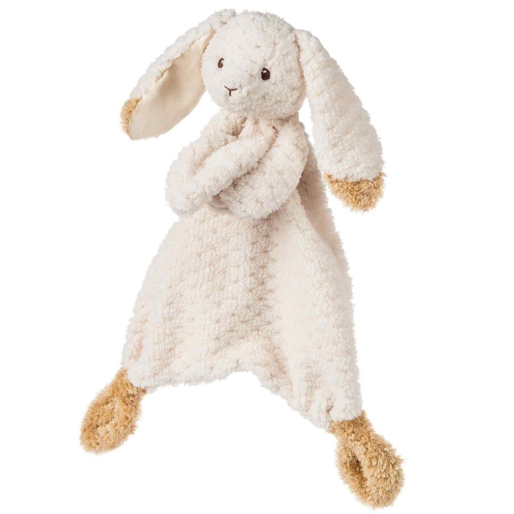 Mary Meyer Lovey Oatmeal Bunny with textured fabric for cozy cuddles.