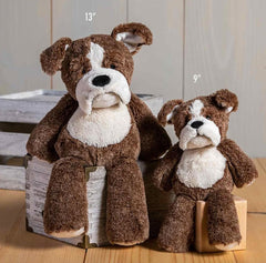 Mary Meyer Marshmallow Zoo Bradley Bulldog face, adorable expression for comforting hugs