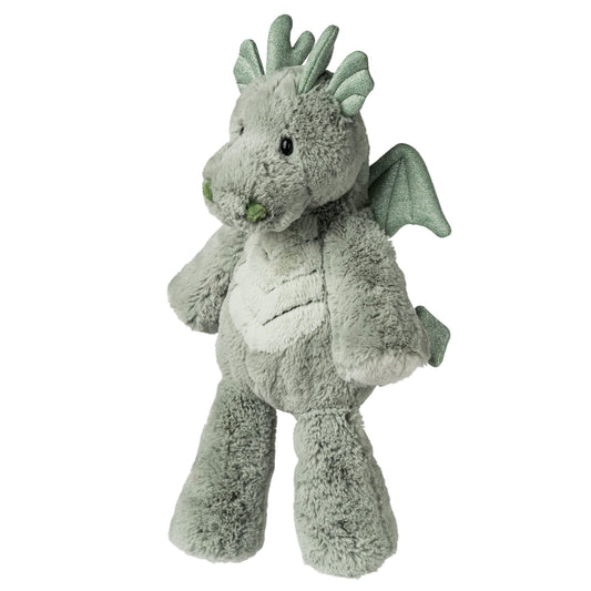 Mary Meyer Marshmallow Zoo Dragon plush with a soft face for cozy cuddles.