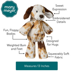 Mary Meyer Marshmallow Zoo S'mores Puppy 13-inch size great for hugs