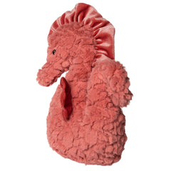 Mary Meyer Putty Coral Seahorse tail close-up shows plush texture
