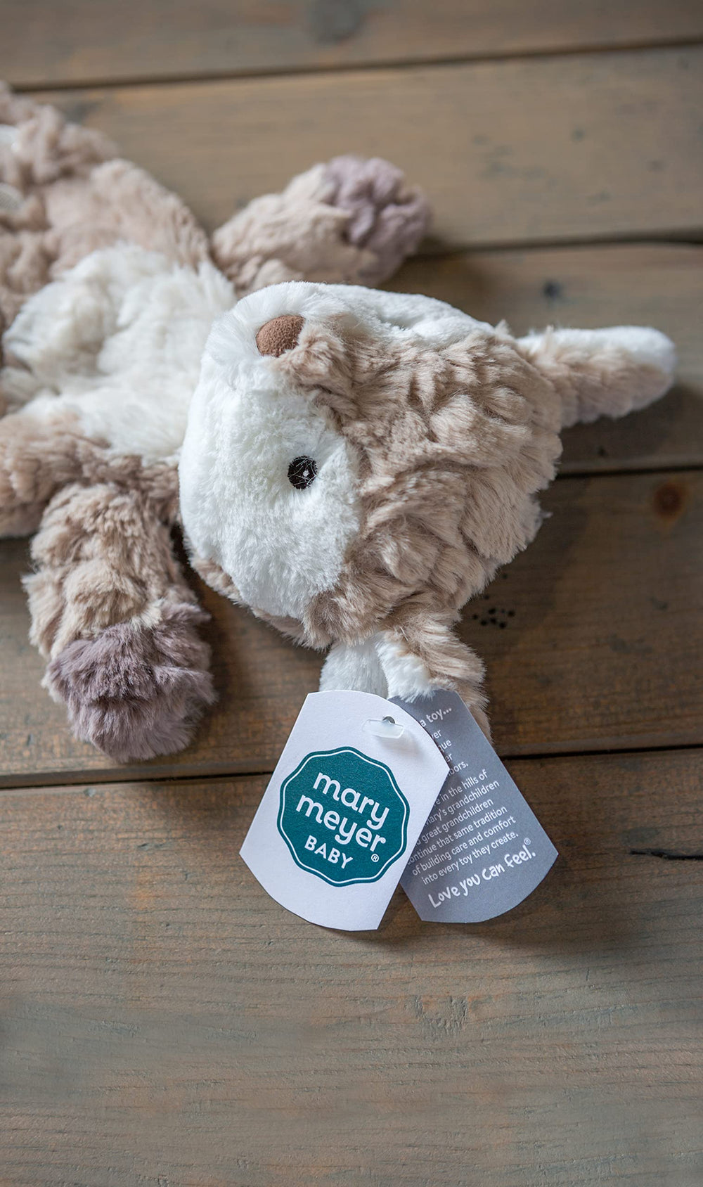 Mary Meyer Putty Lovey Fawn understuffed body supports floppy cuddles