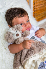 Mary Meyer Putty Nursery Hound Blanket coordinates with modern nursery decor.