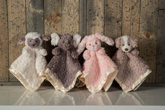 Mary Meyer Putty Nursery Hound Blanket, 13x13 inches, ideal for naps.