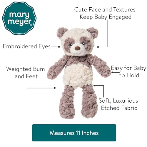 Mary Meyer Putty Nursery Panda weighted bum and feet for cuddly balance