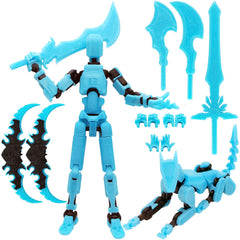 masijssa Titan 13 glow-in-the-dark figure, vivid blue glow for desk display