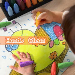 MASSRT Space Crayons non-toxic materials ensure safe creative sessions.