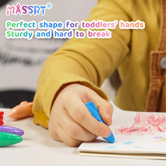 MASSRT Space Crayons safe coloring for babies and children.