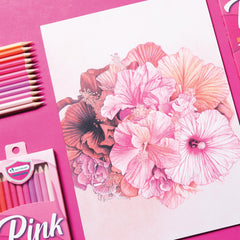 MASTERART Pink Set color swatches showing rich gradients