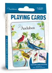 MasterPieces Audubon cards deck front shows official license and collectible artwork.