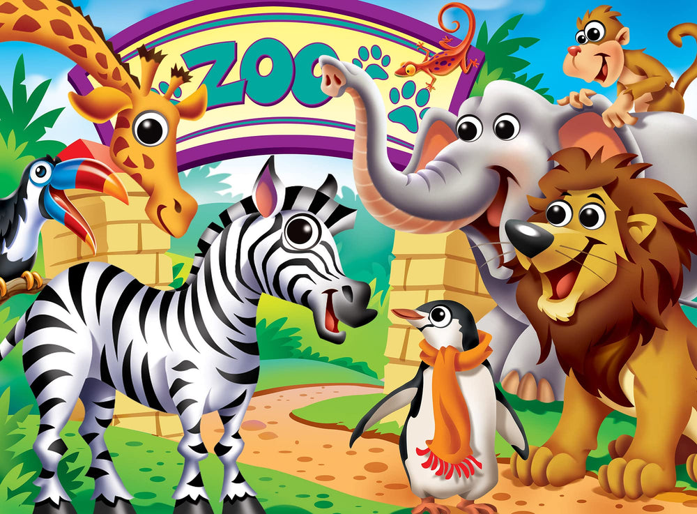 MasterPieces child enjoys screen-free puzzle time with friends or family.