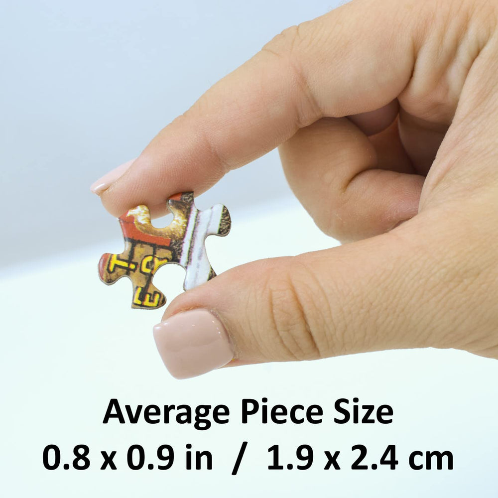 MasterPieces completed canyon panorama shows rewarding sense of accomplishment.