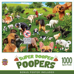 Masterpieces dog park scene puzzle — engaging family activity and focused play