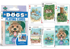 MasterPieces dogs playing cards cardstock-high-quality—durable and reliable for frequent play.