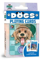 MasterPieces dogs playing cards 54-card-deck—ideal for casual game nights.