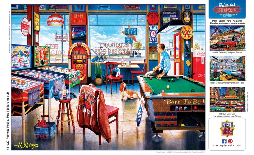 MasterPieces eco-friendly board and soy-based inks; responsible crafting for puzzles.