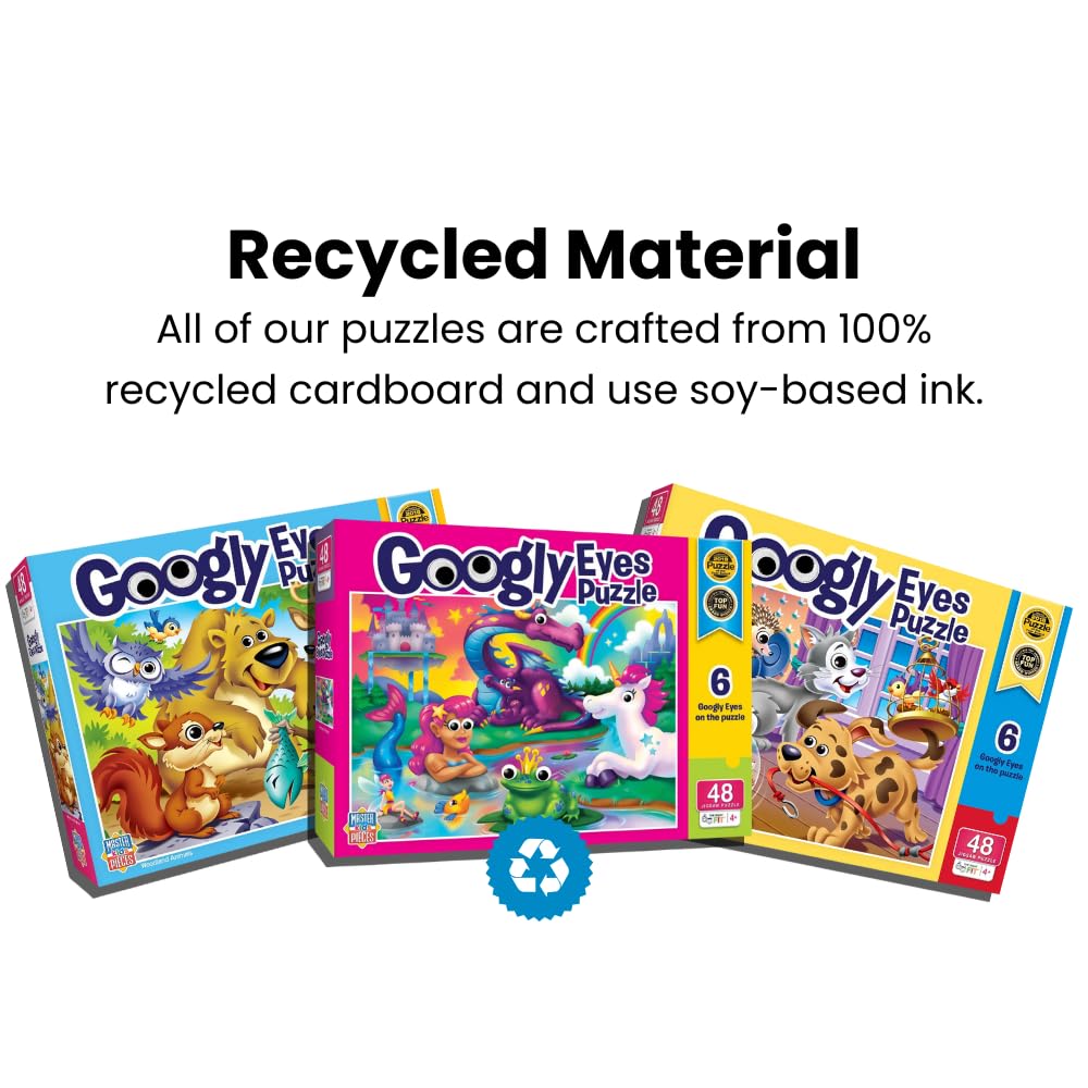 MasterPieces eco-friendly puzzle made from 100% recycled materials.
