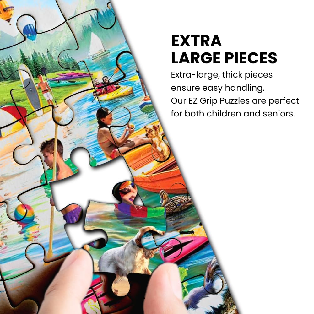 MasterPieces 300-piece puzzle made with 100% recycled materials and soy-based inks.