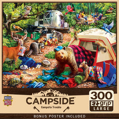 MasterPieces EZ Grip 300-piece puzzle with oversized pieces for easy handling during family time.