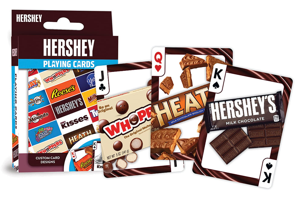 MasterPieces Hershey licensed branding ensures authentic, collectible card set