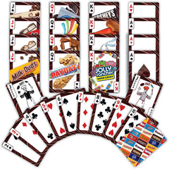 MasterPieces Hershey playing cards jokers design adds playful visual flair