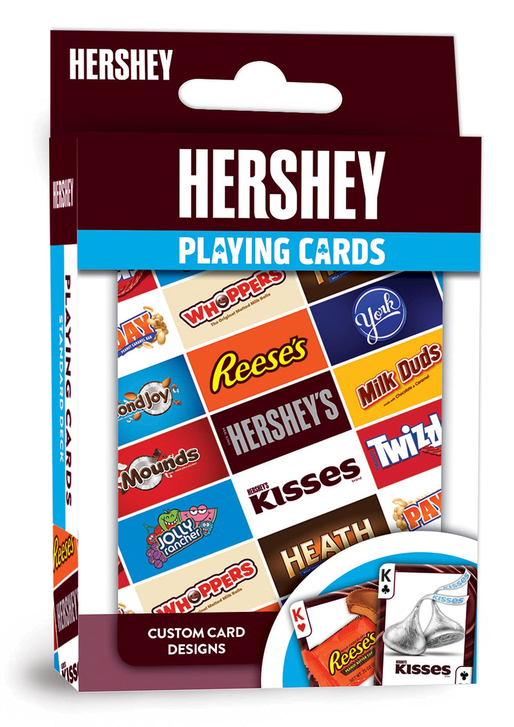 MasterPieces Hershey playing cards standard size for easy handling during games