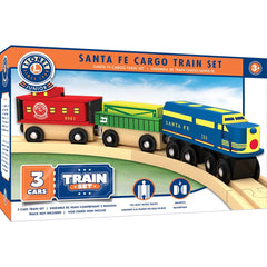 MasterPieces Lionel Santa Fe diesel engine ready for play on wooden tracks