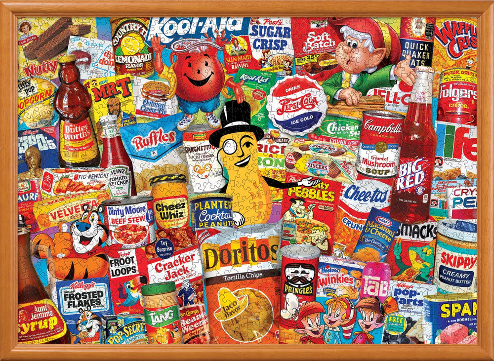 Non-glare finish on MasterPieces Mom's Pantry puzzle for comfortable viewing