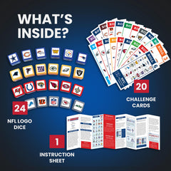 MasterPieces NFL Fanzy Dice competitive play fuels lively family matches