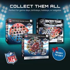 MasterPieces packaging highlights sturdy construction and easy setup.